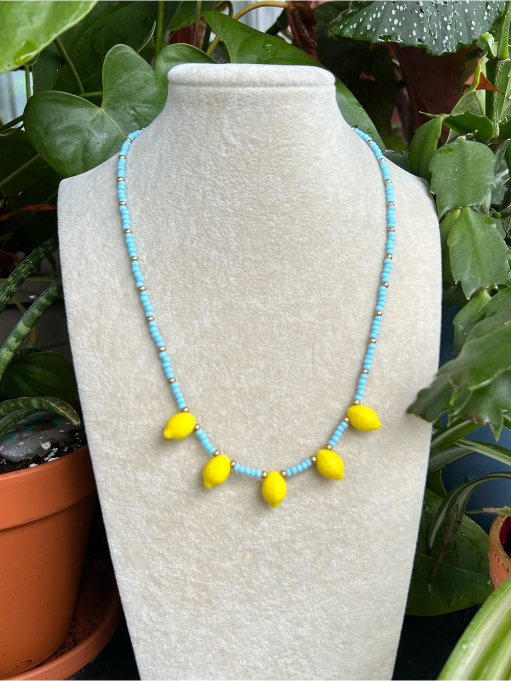 Lemon necklace